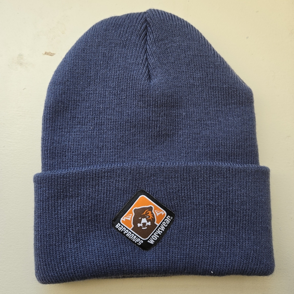Blue Beanie Bare Bones Workwear